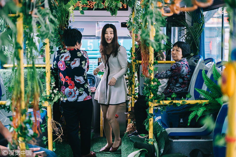 A city started a program to plant flowers in public spaces to improve the urban environment