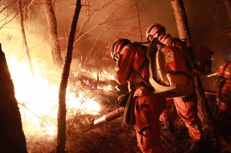 The local fire department held a fire safety training session for residents