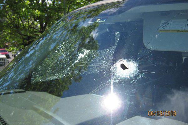 A strong hailstorm hit the midwestern states damaging crops and vehicles in rural areas