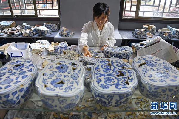 A museum displayed ancient artifacts from a dig