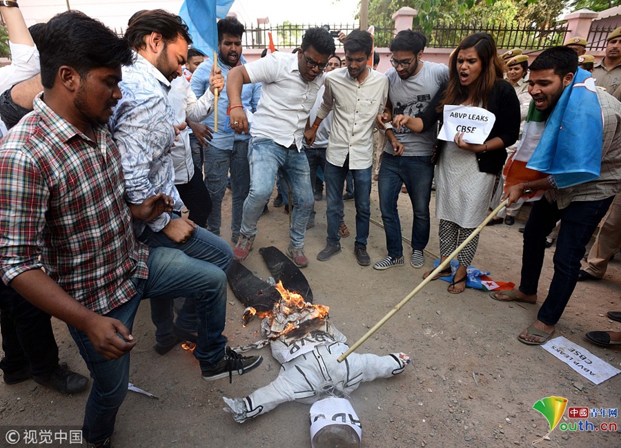 A cyclone caused widespread damage to homes and businesses in a coastal village
