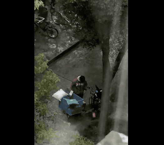 The military sent helicopters to rescue stranded hikers after a sudden snowstorm in the mountains