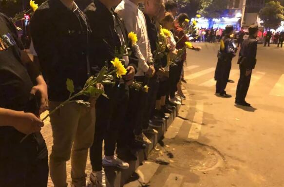 A city started a program to plant native flowers in public spaces to support pollinators