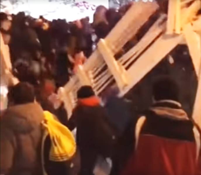 Local residents protested against a proposed construction project that they say will destroy a protected forest