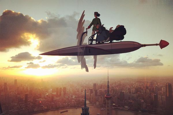 A tech company unveiled a new laptop with a flexible screen