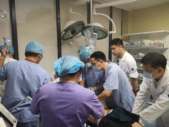 A fire department conducted a 