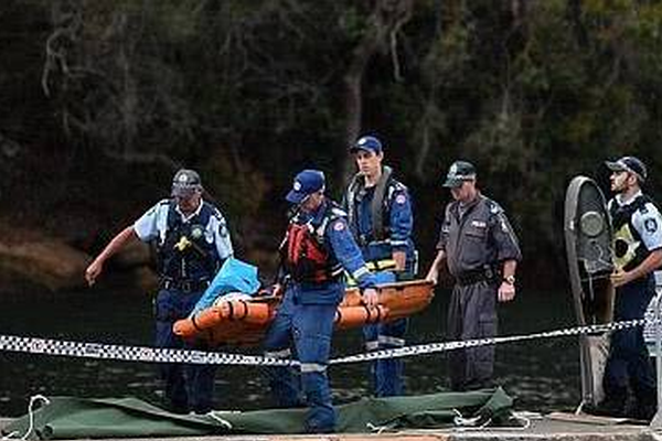 A fire department conducted a water rescue drill on a local lake